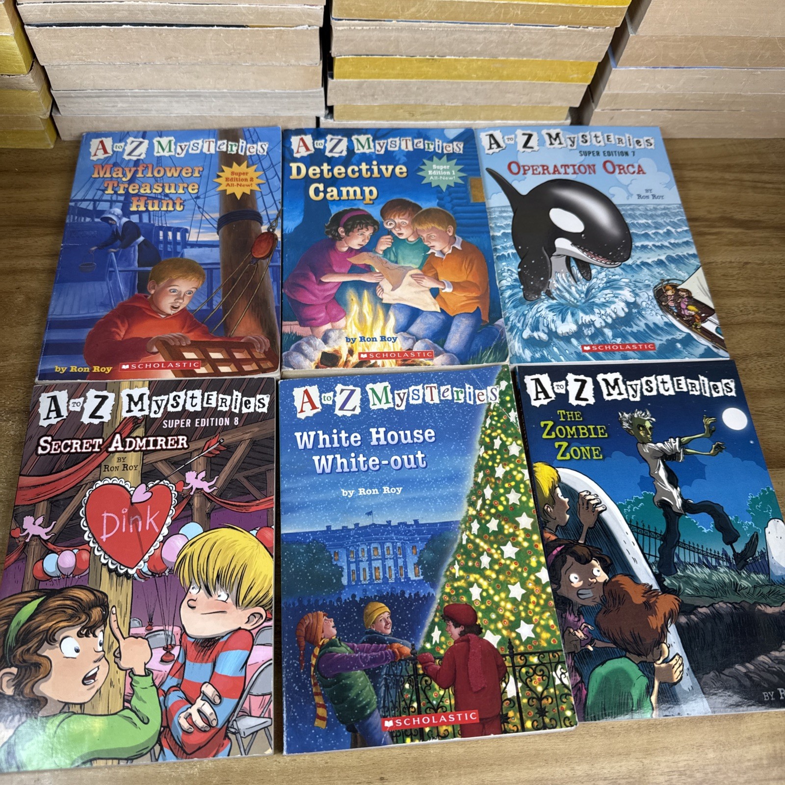 LOT OF 25 A TO Z MYSTERIES CHAPTER BOOKS Mixed Lot AGES 6-9 Paperback