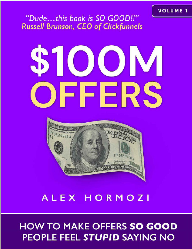 3 Book Set -100M Money Models Hard Copy – 100M Lead + Offer ebook + 12 Playbooks