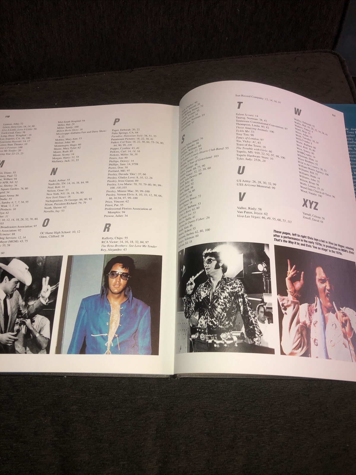 Huge 1998 Hardcover Book ELVIS, Many Photos, 9 3/8″ x 12 1/4″ x 5/8″, 112 Pages