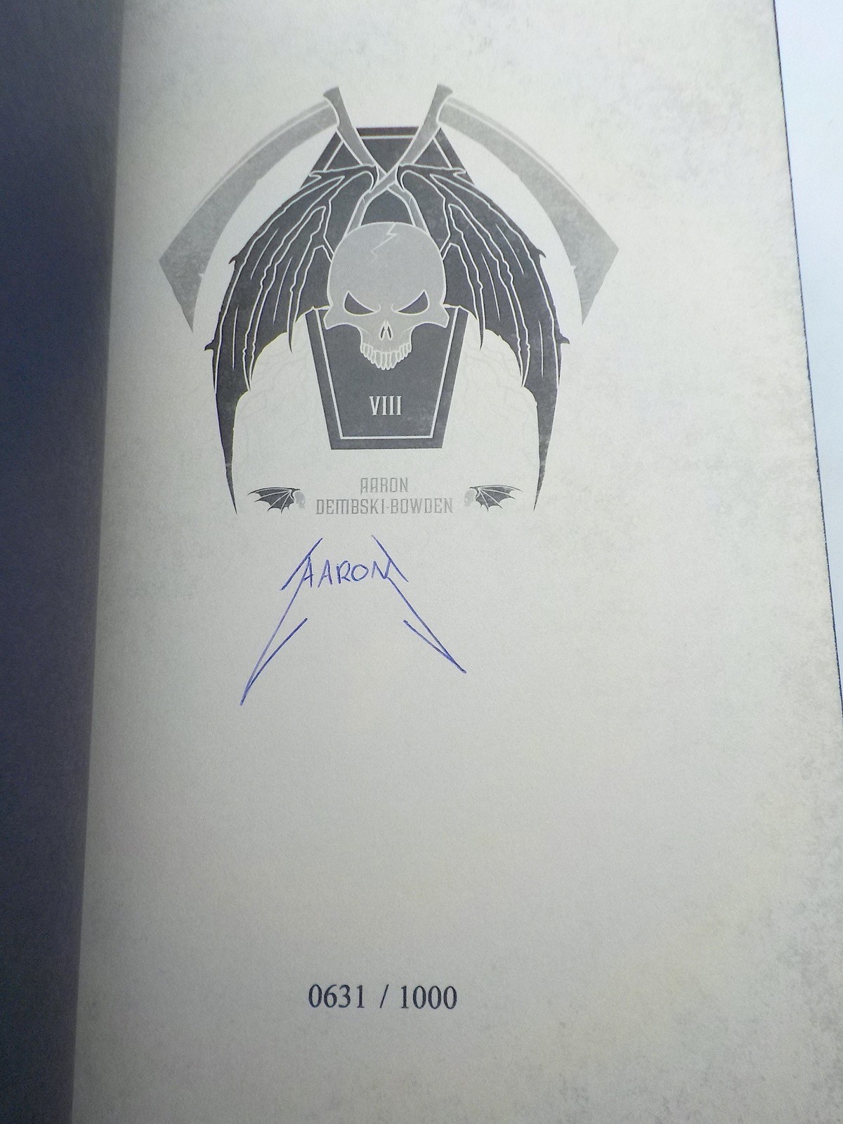 NIGHT LORDS TRILOGY Signed #d Boxed Set 3 Volume Set Black Library Warhammer 40K