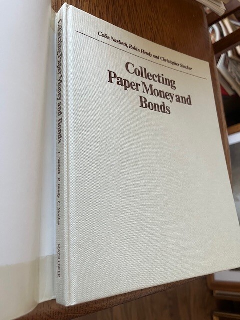 Collecting Paper Money and Bonds Narbeth Hendy Stocker 1st american edition 1979