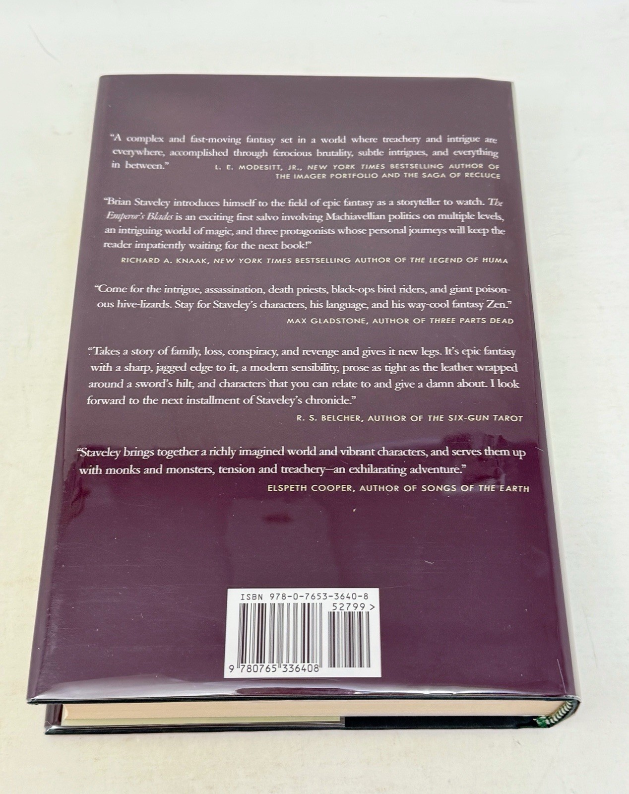The Emperor’s Blades Throne Brian Staveley HC 1st Edition 1st Printing 2014