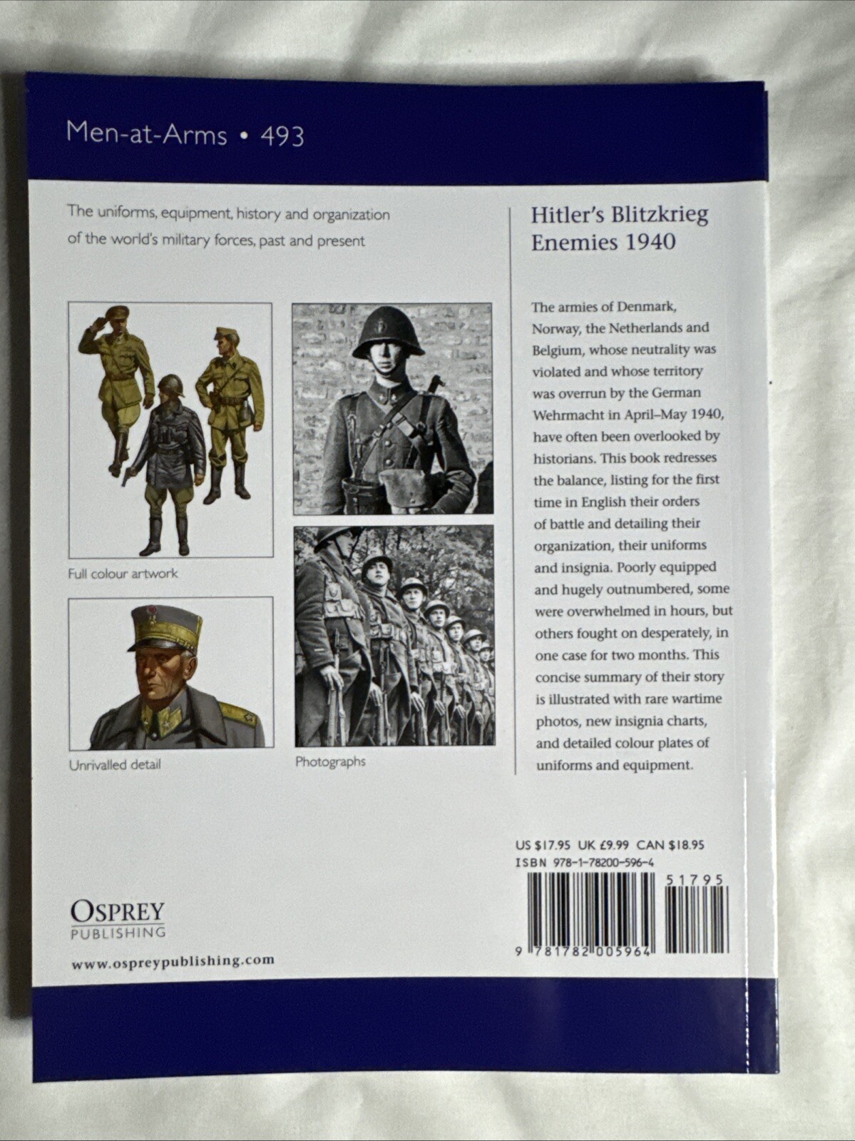 Osprey Men-At-Arms 493 Hitler’s Blitzkrieg Enemies 1940 Military History WW2