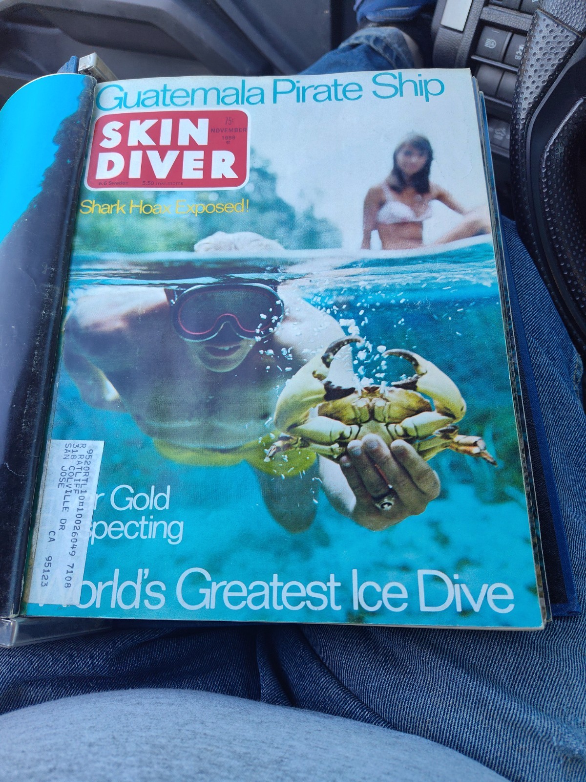 1969 Complete Set/Year of 12 Skin Diver Magazine In Official Binder Nice!!!