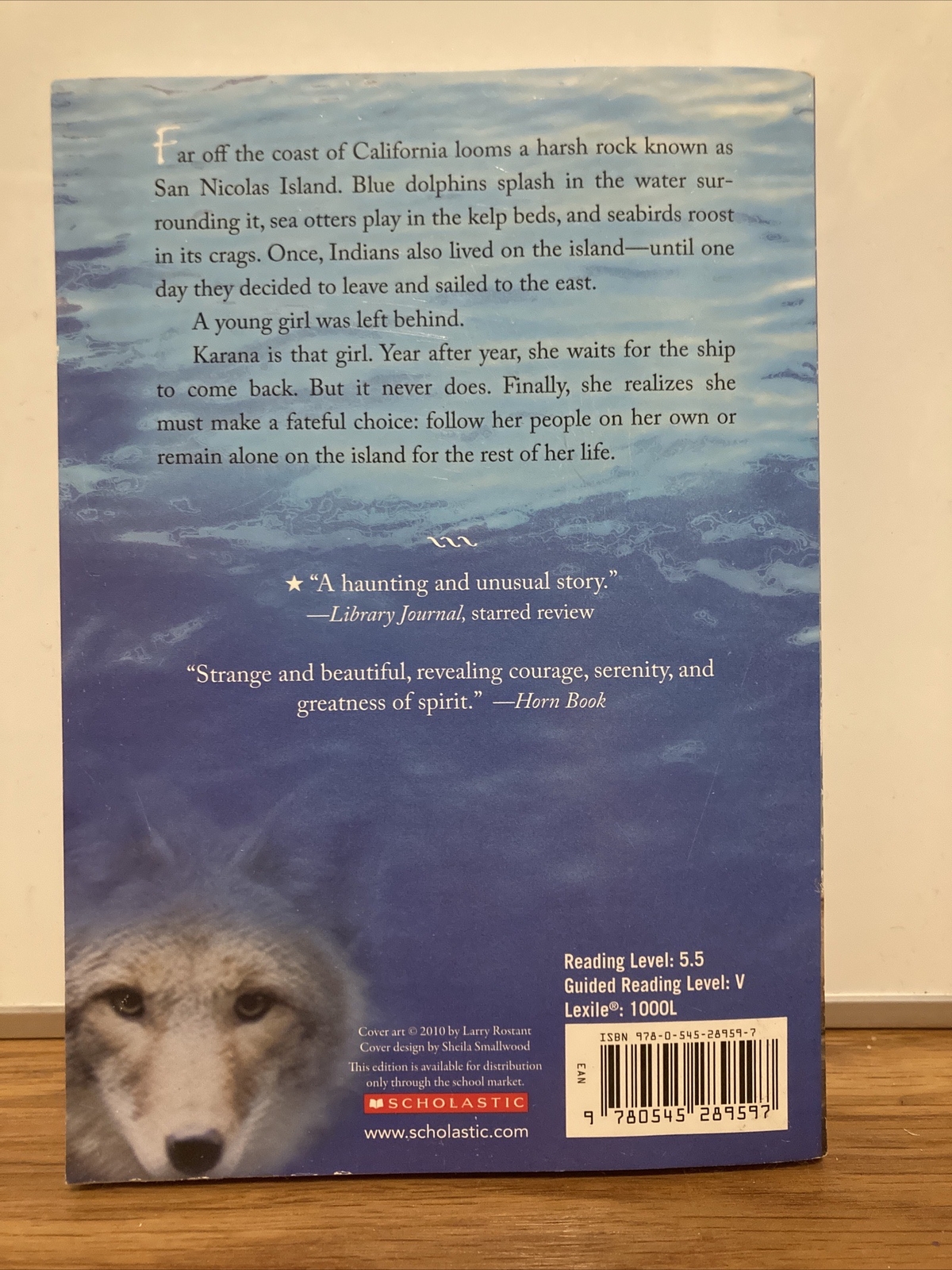 Island Of The Blue Dolphins Newbery Medal Scott O’Dell Scholastic chapter book