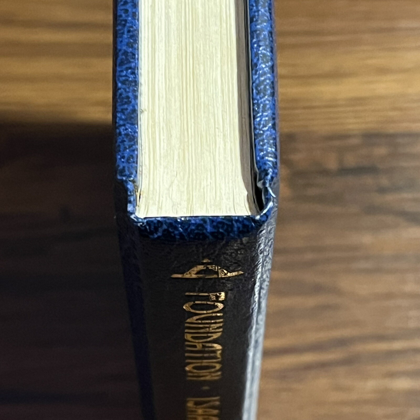 Foundation by Isaac Asimov – Doubleday Blue Faux Leather Bound Hardcover