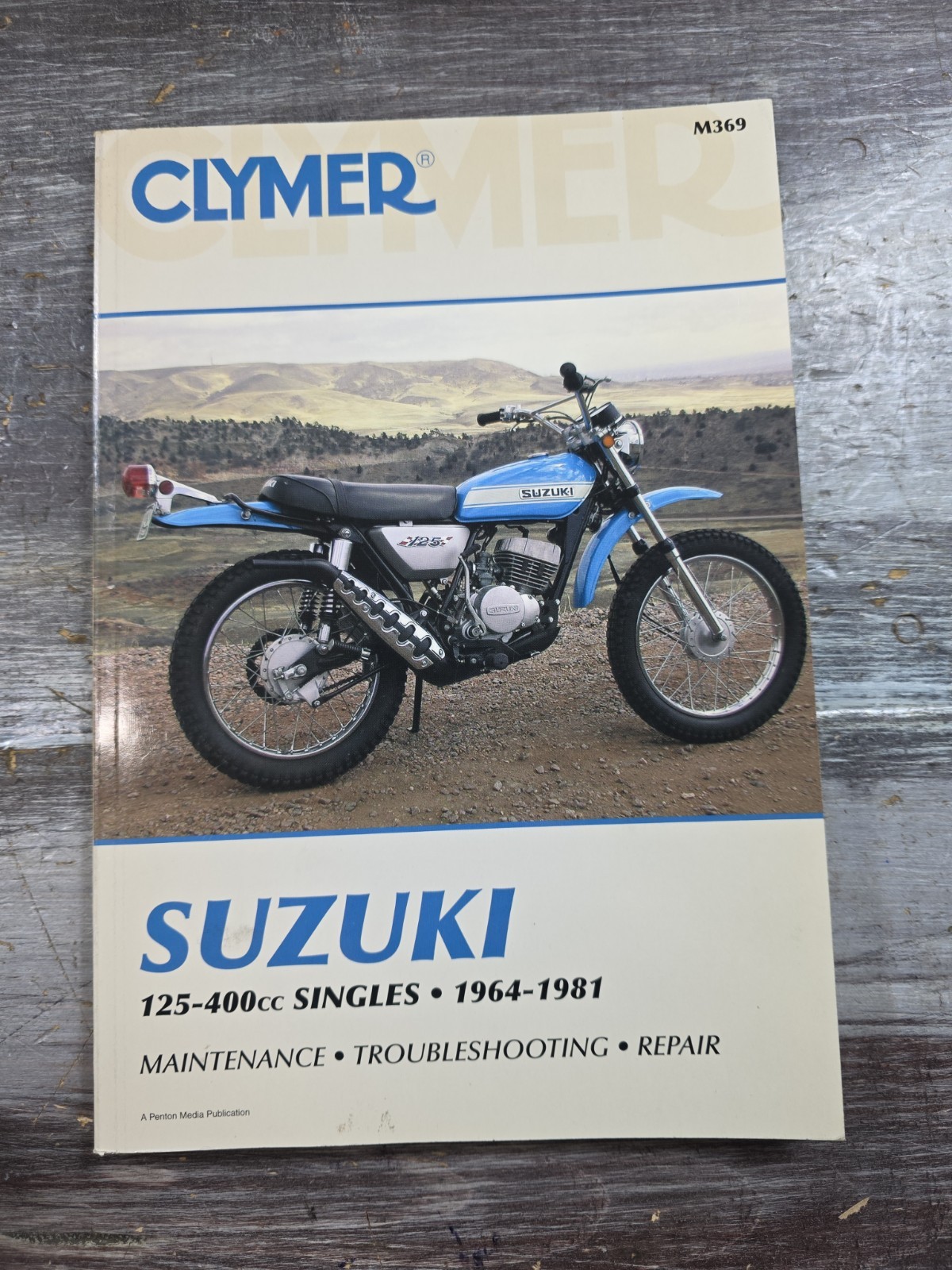 Clymer Service Repair Maintenance Manual M369 Suzuki 125-400cc Singles 1964-1981