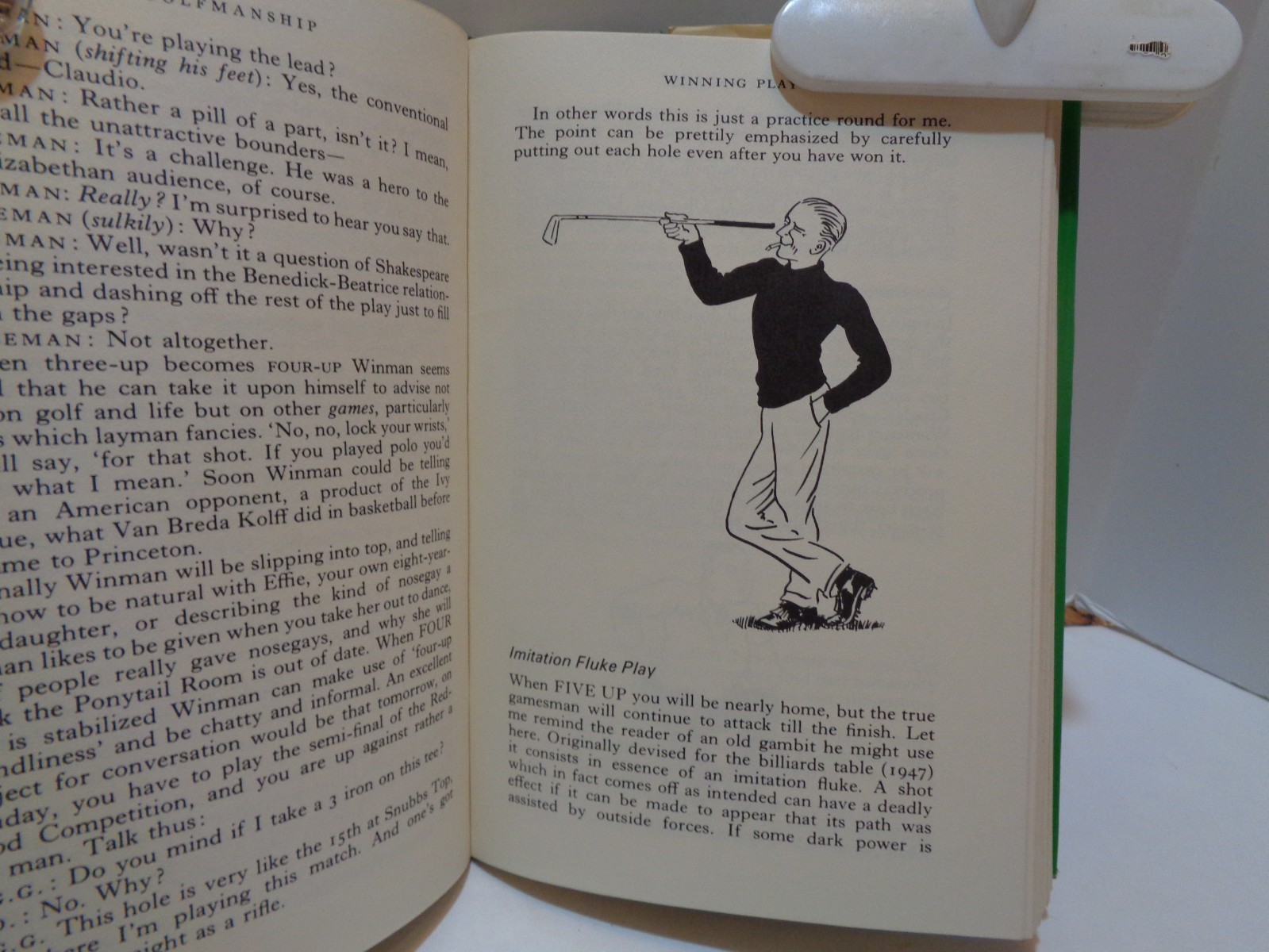 „Golfmanship“ By Stephen Potter 1968 First Edition Hardcover. Witty, Urbane.