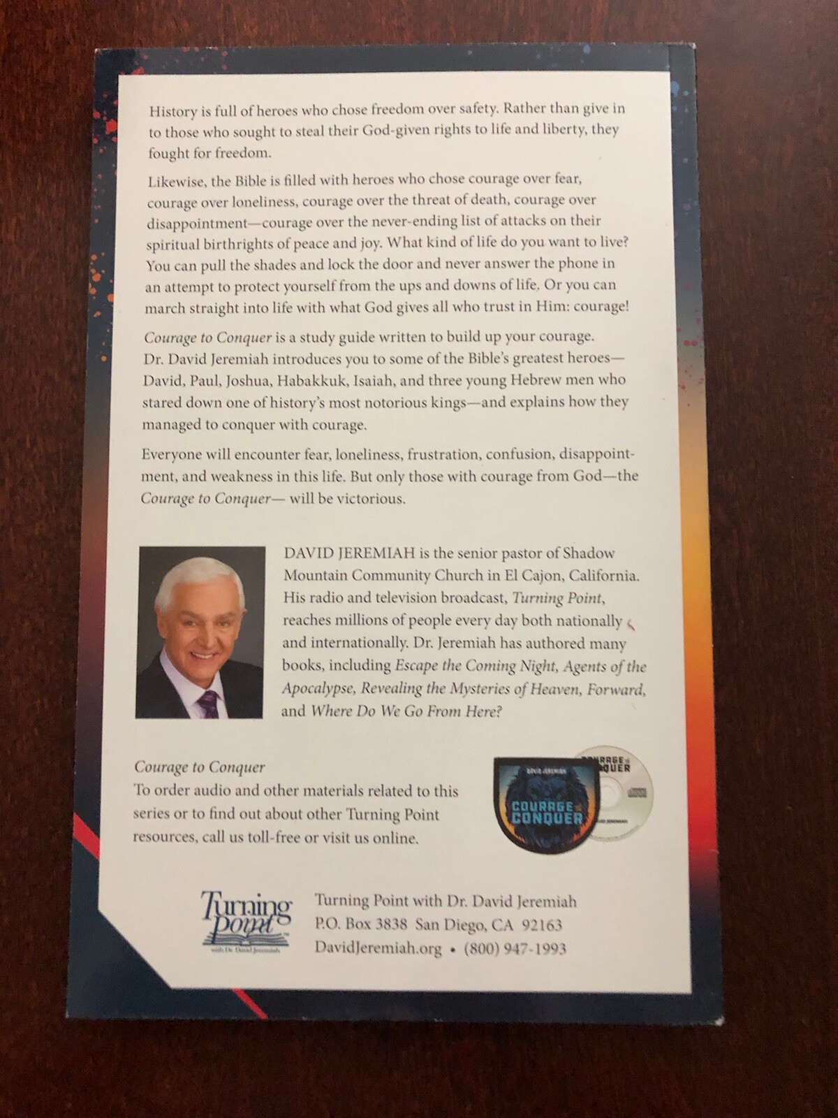 Courage To Conquer Study Guide (2021, Paperback) By David Jeremiah