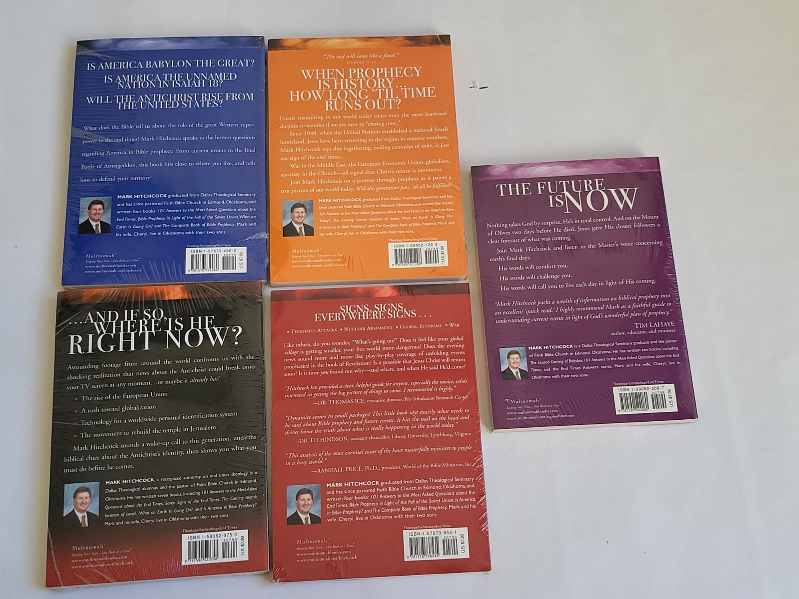 Mark Hitchcock _End Times Answers (5 Paperback Book Lot ) Nice