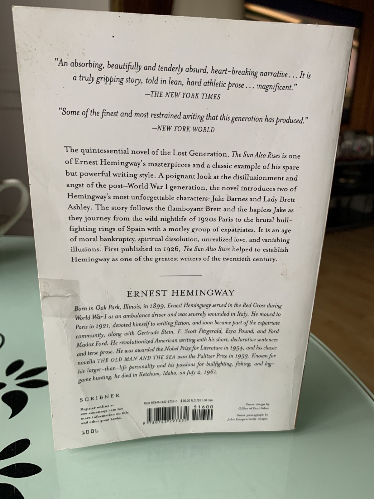 The Sun Also Rises by Ernest Hemingway (2006, Paperback, Anniversary)
