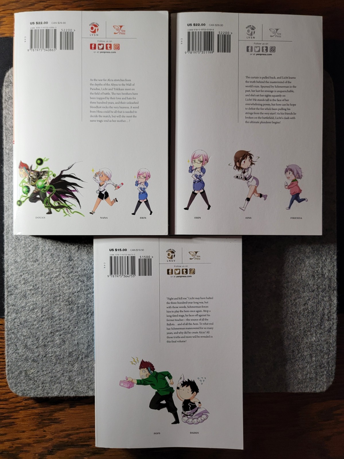 Plunderer Manga Vol. 1–11 English Set Complete Yen Press