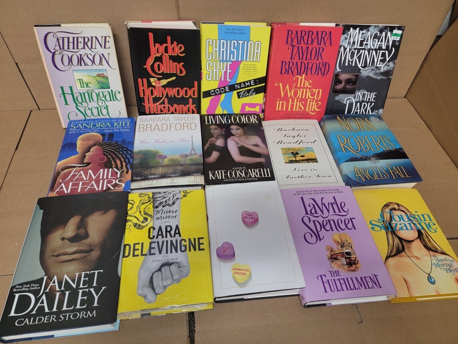 Lot of 10 Pounds Hardcover INSTANT COLLECTION ROMANCE FICTION Book MIX SET HBs