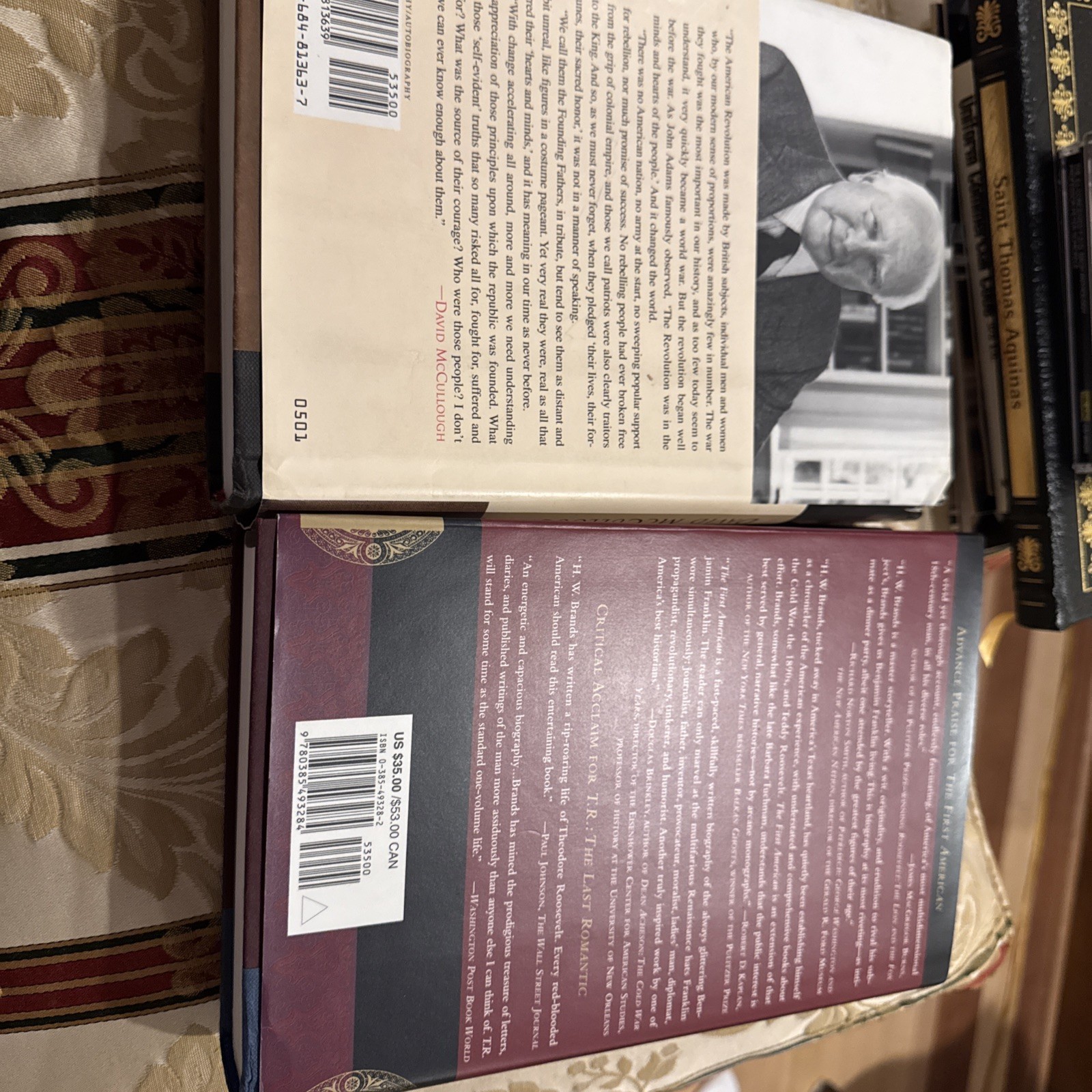 John Adams by David McCullough & The First American-very Good Cond