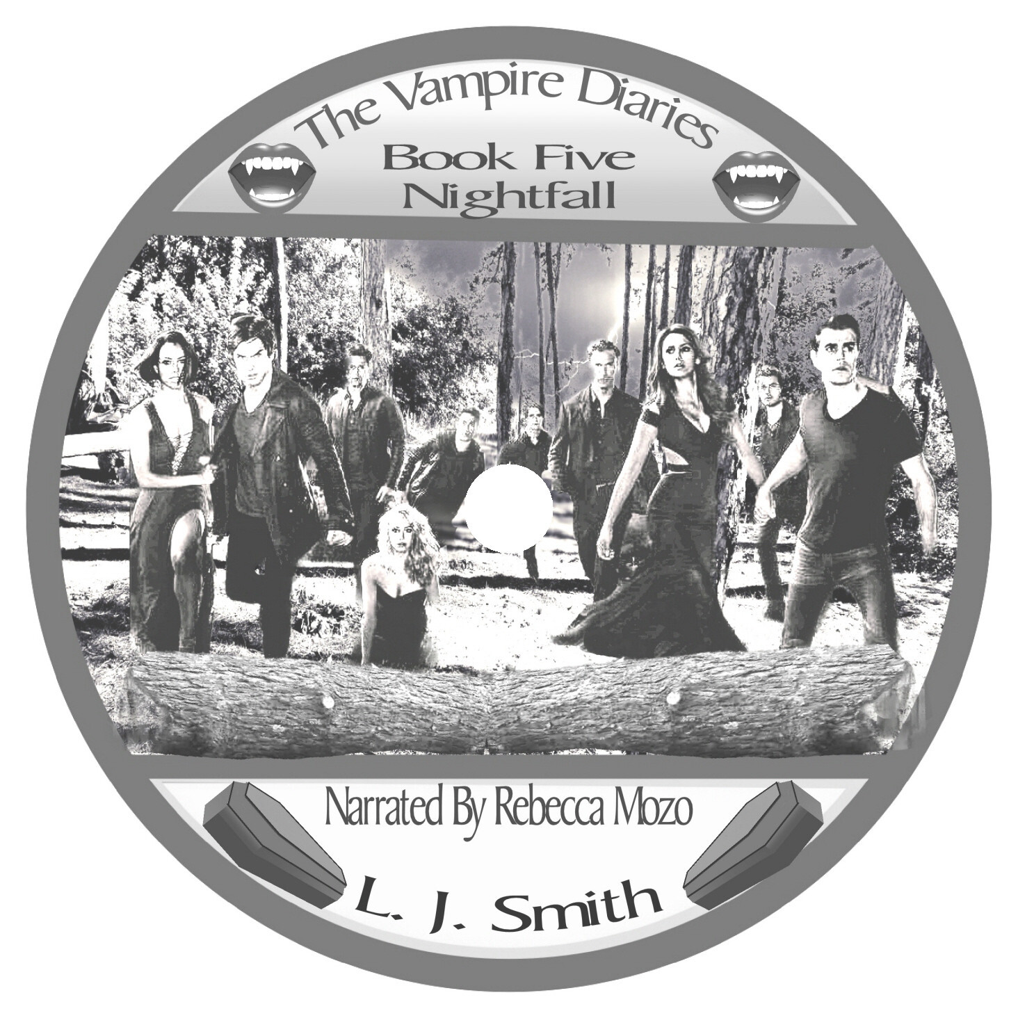 L. J. Smith The Vampire Diaries & Return 7 unabridged Audio books on mp3 cds