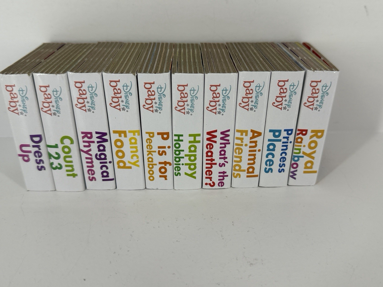 Disney Baby Princess Mini Board Word Books Lot Of 10 Different Titles