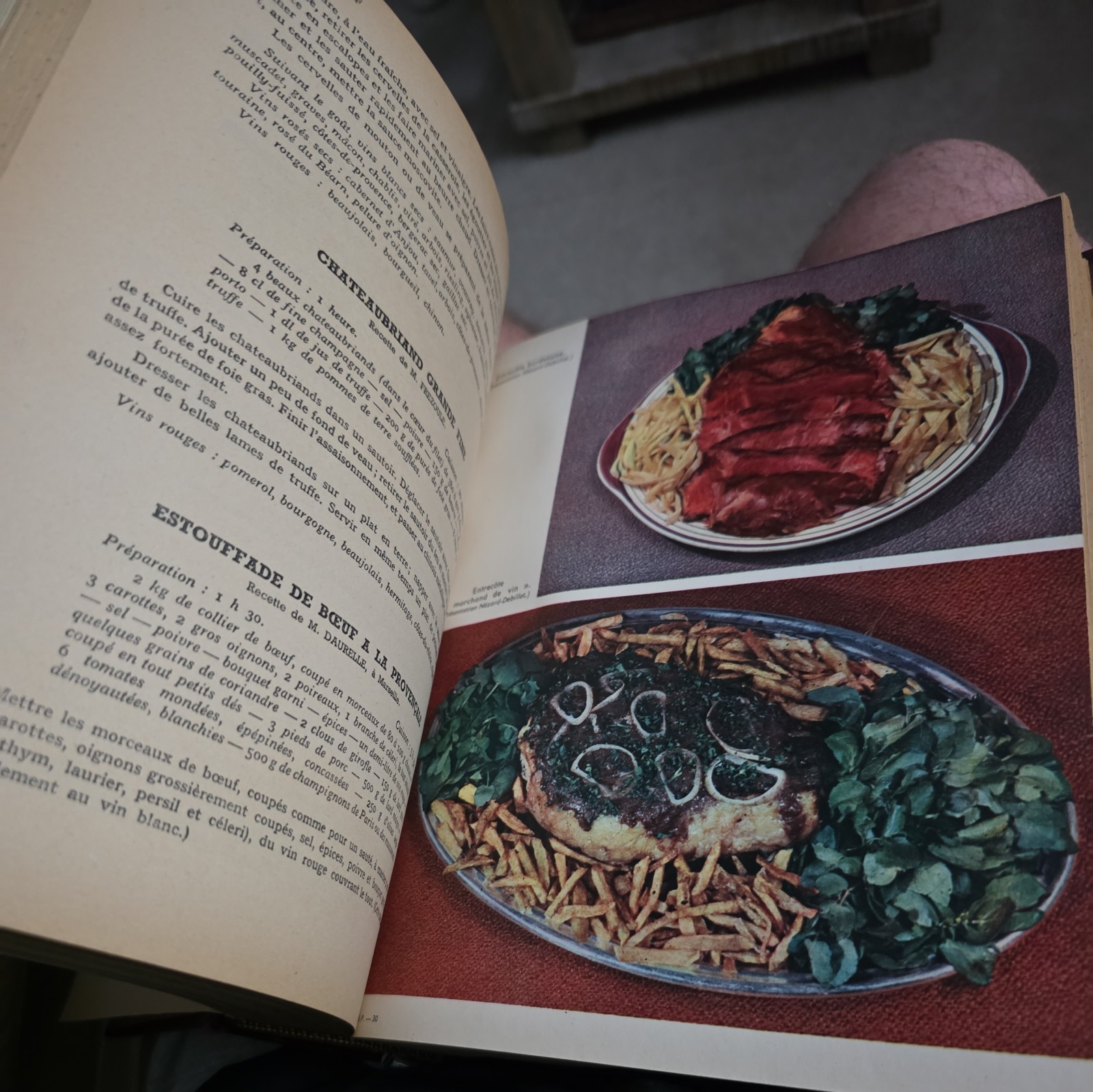 Curnonsky CUISINE ET VINS DE FRANCE Librairie Larousse French Text c.1953