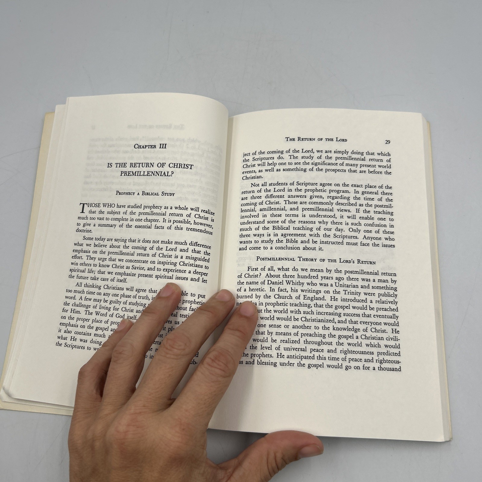 The Return of the Lord John F. Walvoord PB 1974 Prophecy