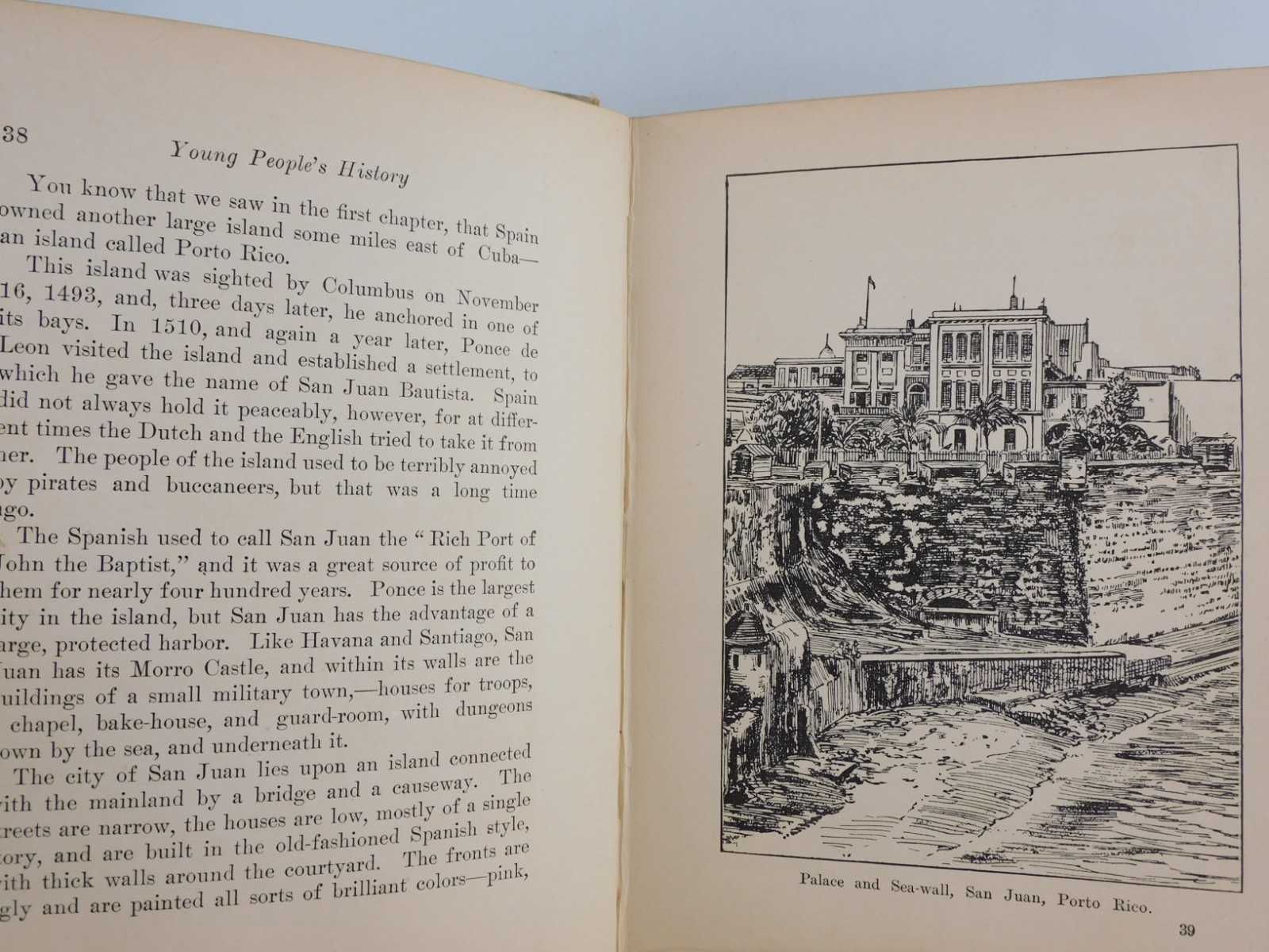 Antique Young People’s History Of The Spanish War 1900 Prescott Holmes Illus HC