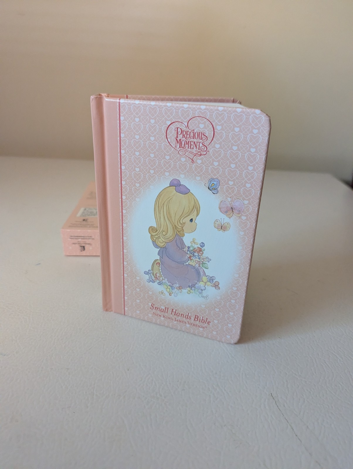 Precious Moments® Pink Small Hands Holy Bible NKJV Hardbound, Illustrated New