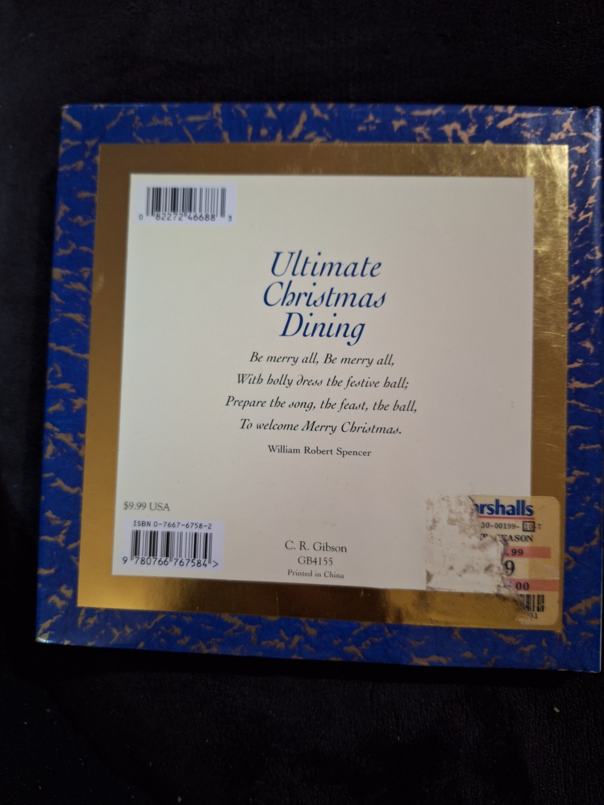 Book ULTIMATE CHRISTMAS COOKING~Jane Newdick~39 Pages~Hard Cover~Must Read~#1744