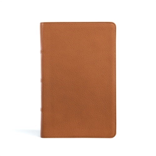 CSB Single-Column Personal Size Bible, Saddle Genuine Leather (Leather / Fine Bi