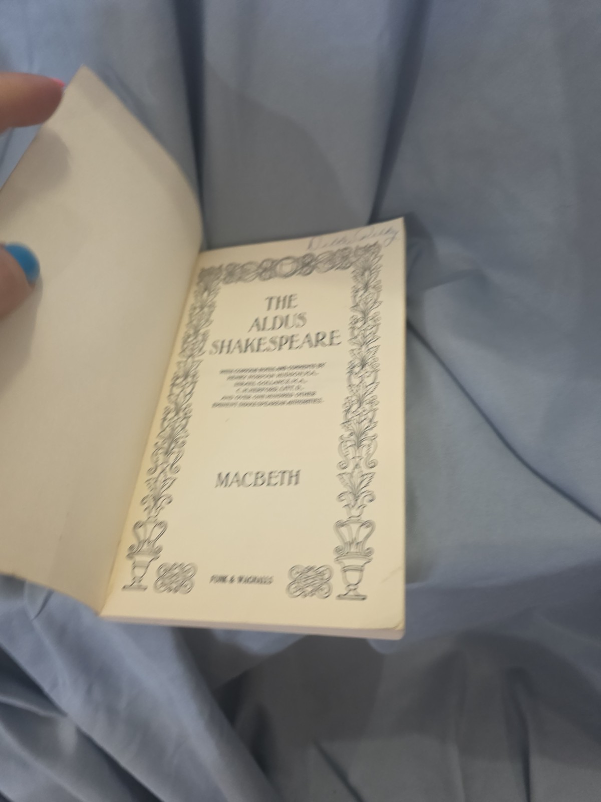 Shakespeare Macbeth, A Funk And Wagnalls Paperback A2