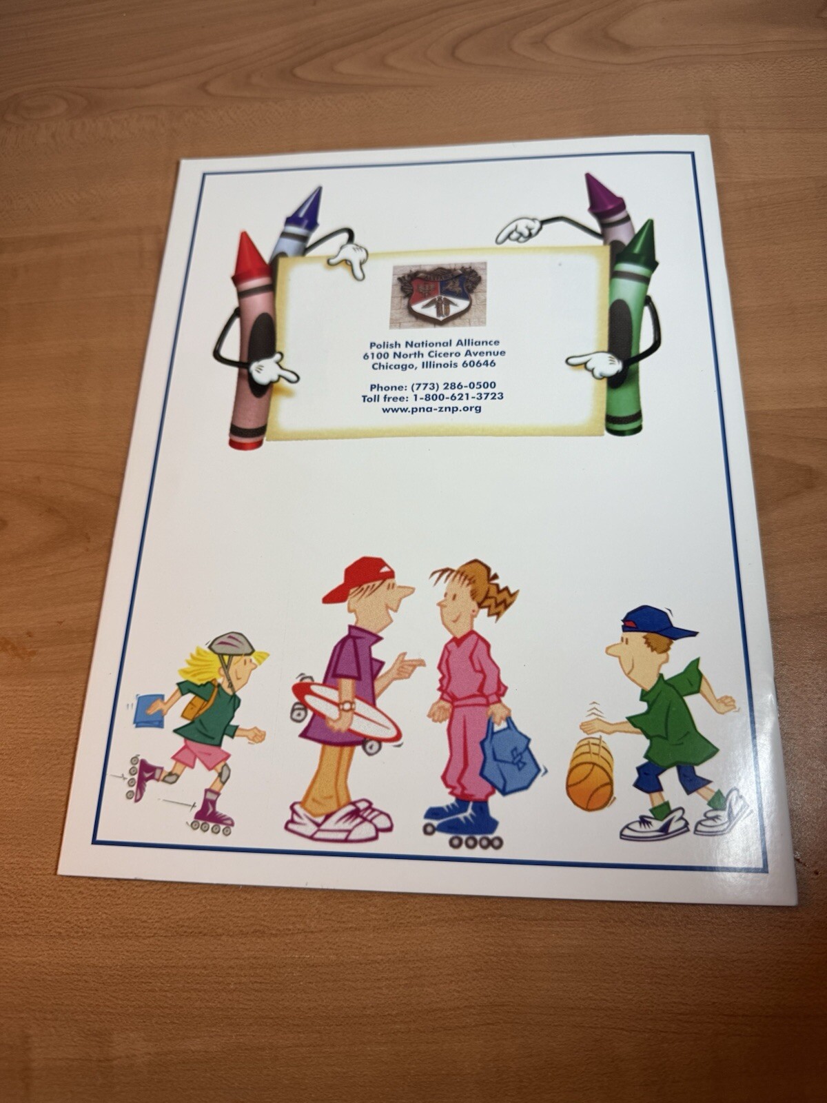 Polish National Alliance Coloring Book Sports