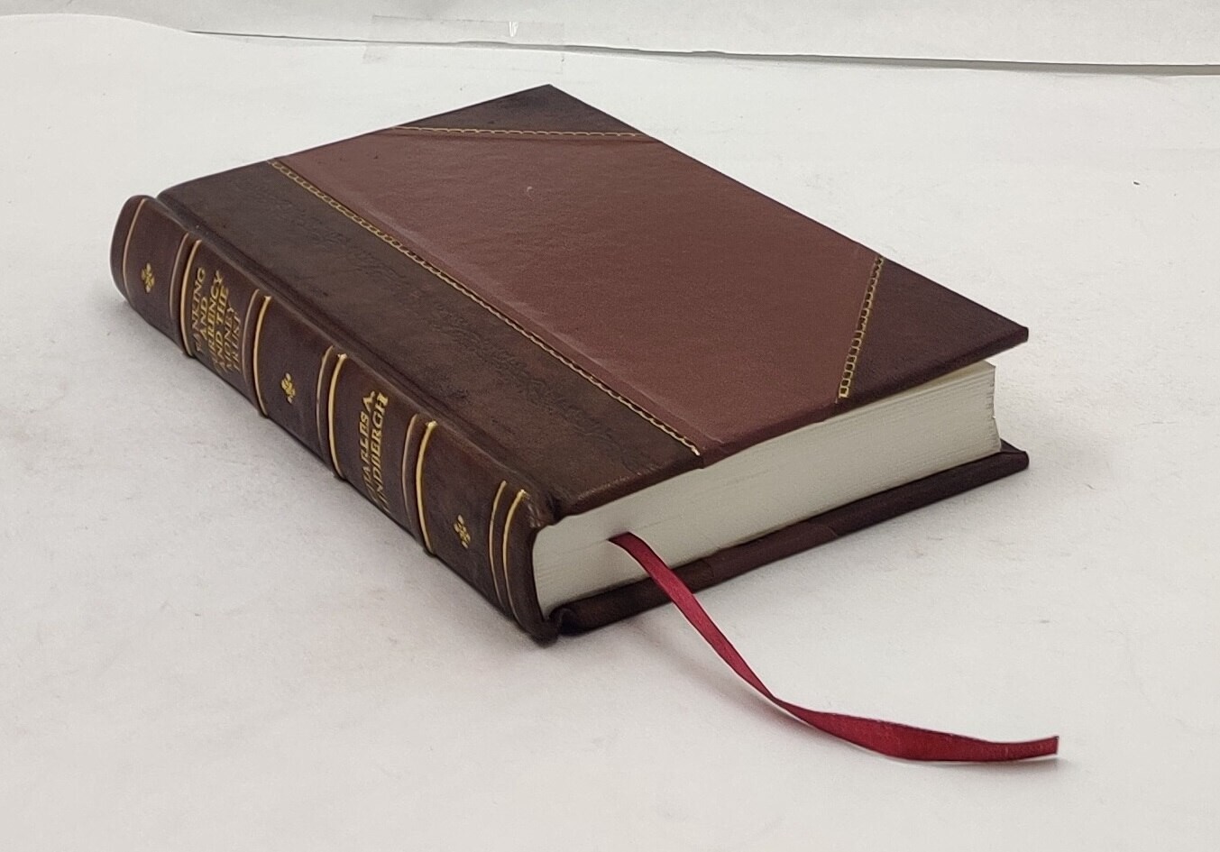 Banking and currency and the money trust, by Charles A. Lindbe [Leather Crafted]