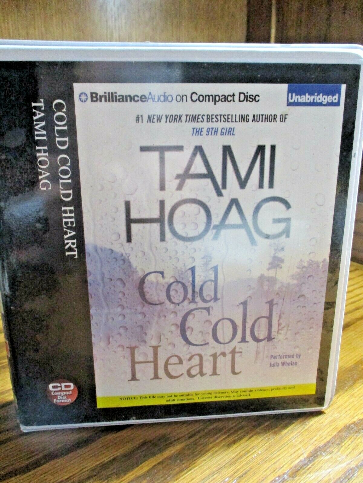 AUDIOBOOK: ‚Cold Cold Heart‘ By Tami Hoag (12.25 hrs/10 CDs) Ex-Lib Novel D20