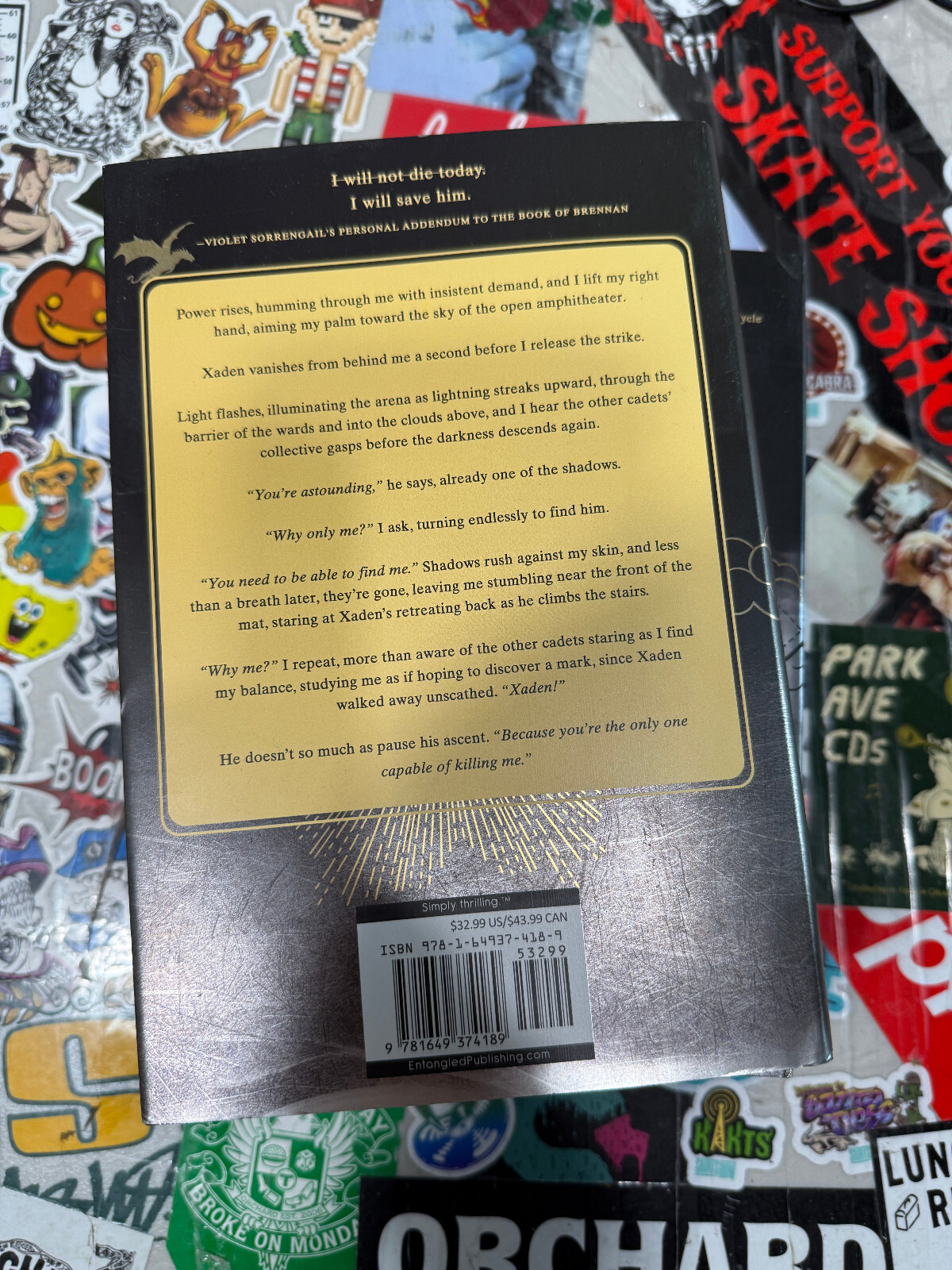 Onyx Storm Deluxe Limited Edition by Rebecca Yarros 2025 Hardcover
