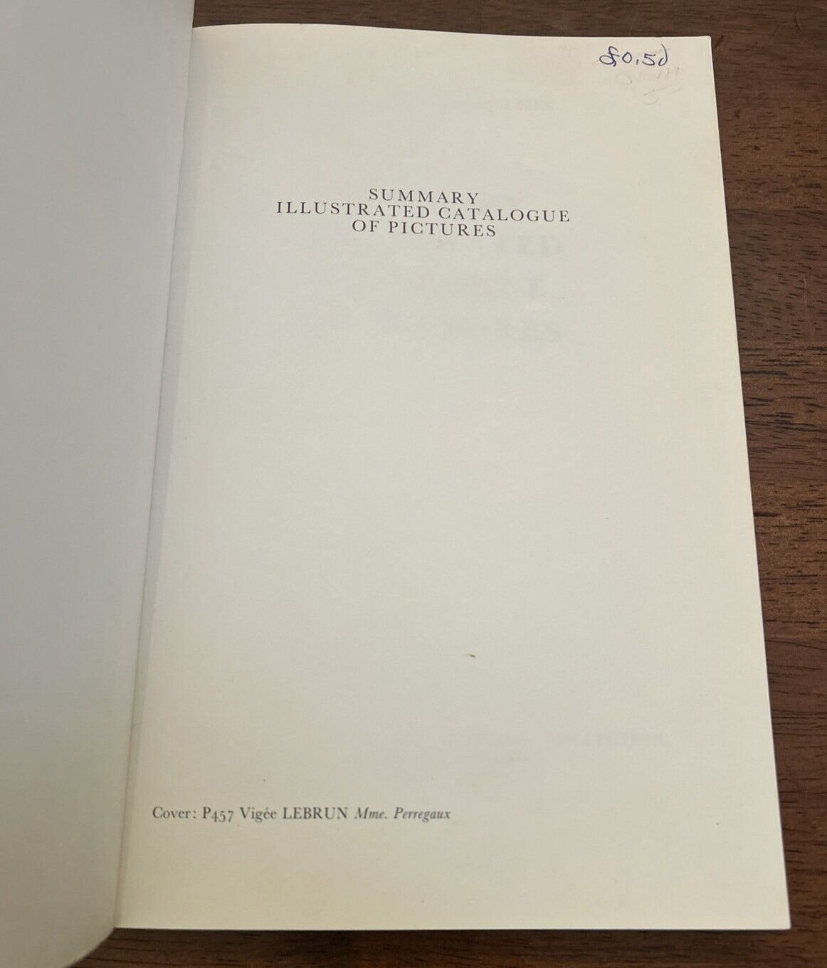 Summary Illustrated Catalogue of Pictures, Wallace Collection, 1979