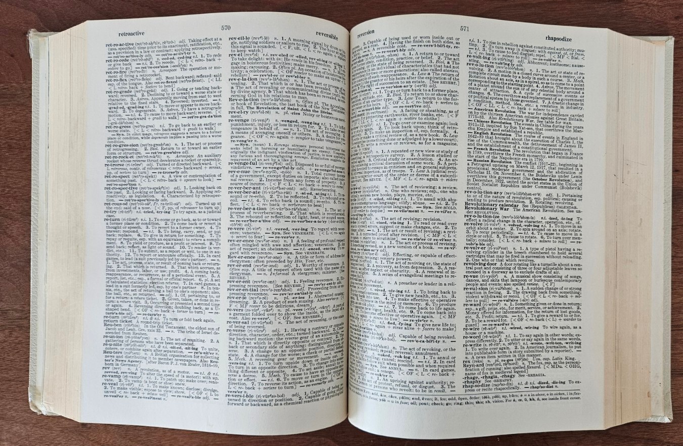1966 Funk and Wagnalls Encyclopedic Dictionary Vintage Hardcover