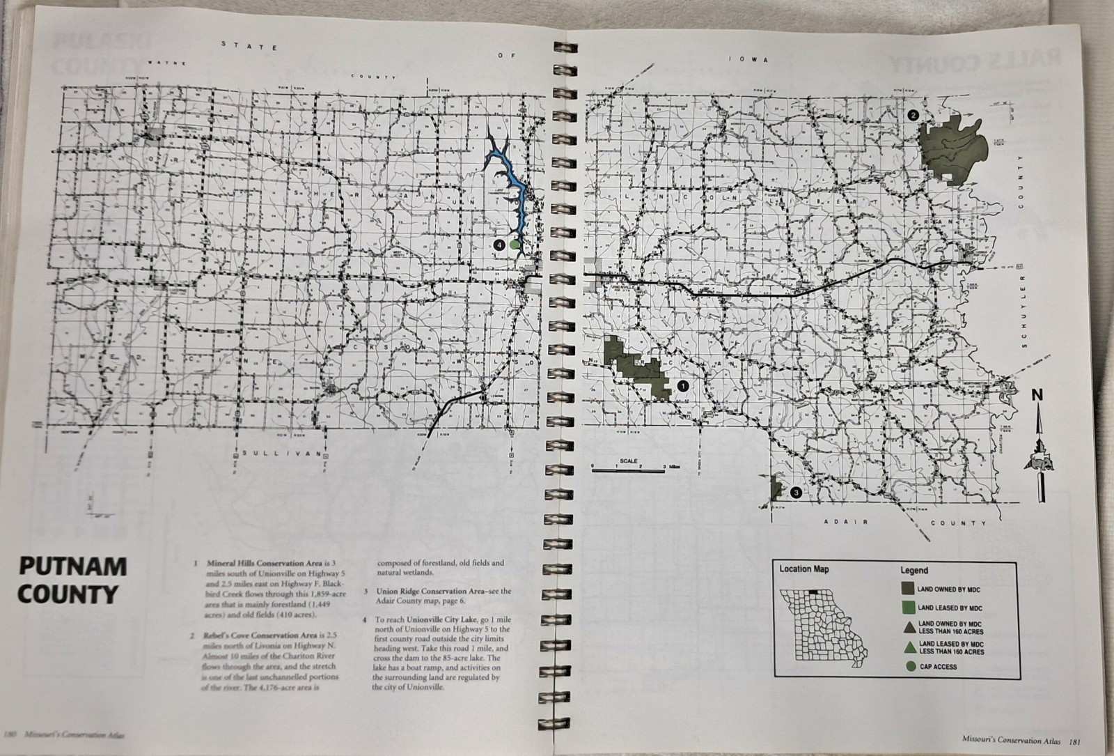 1995 Missouri’s Conservation Atlas A Guide To Exploring Your Conservation Lands