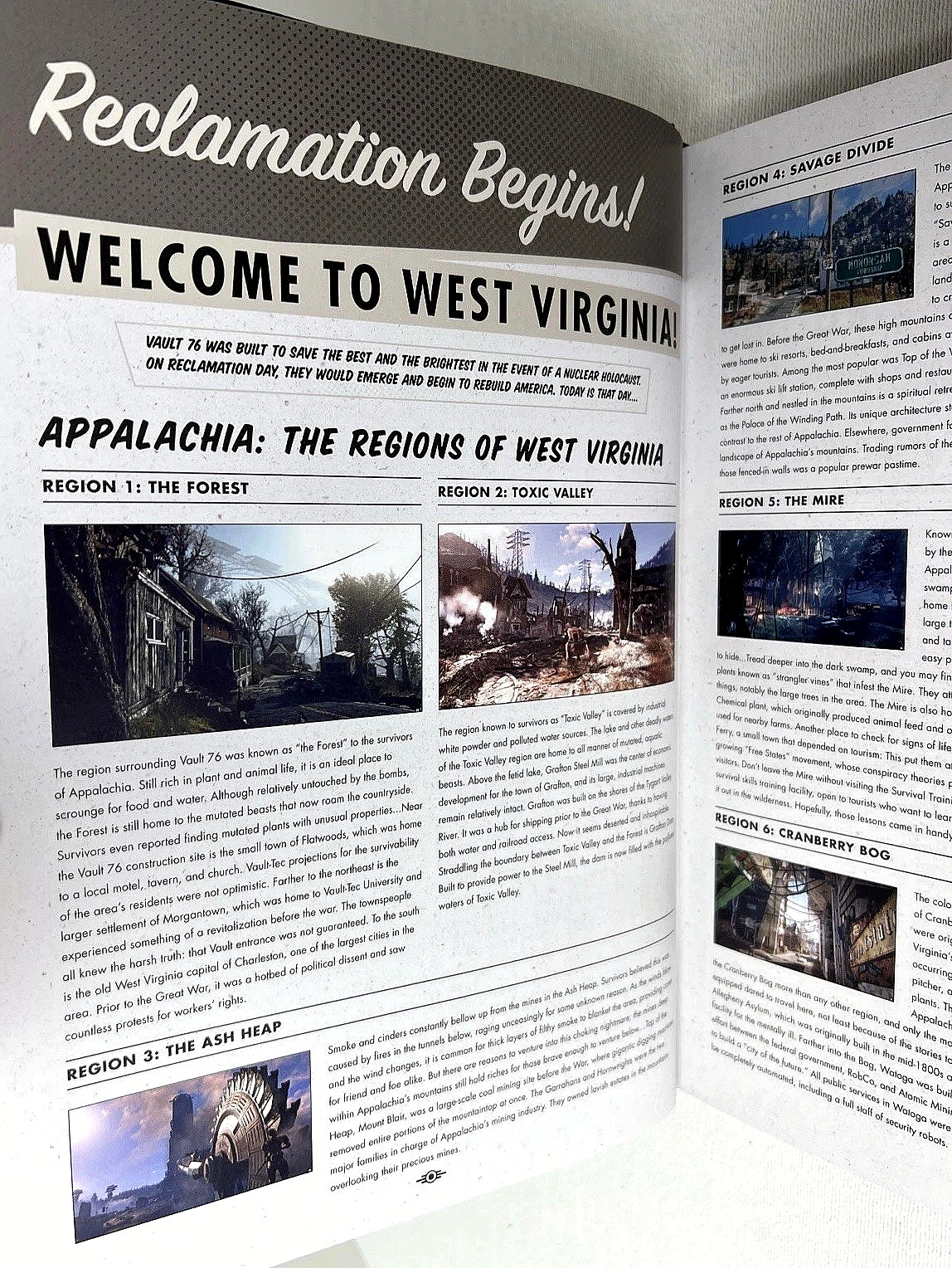 Fallout 76: Official Collector’s Edition Guide by Garitt Rocha &… WV Poster Map