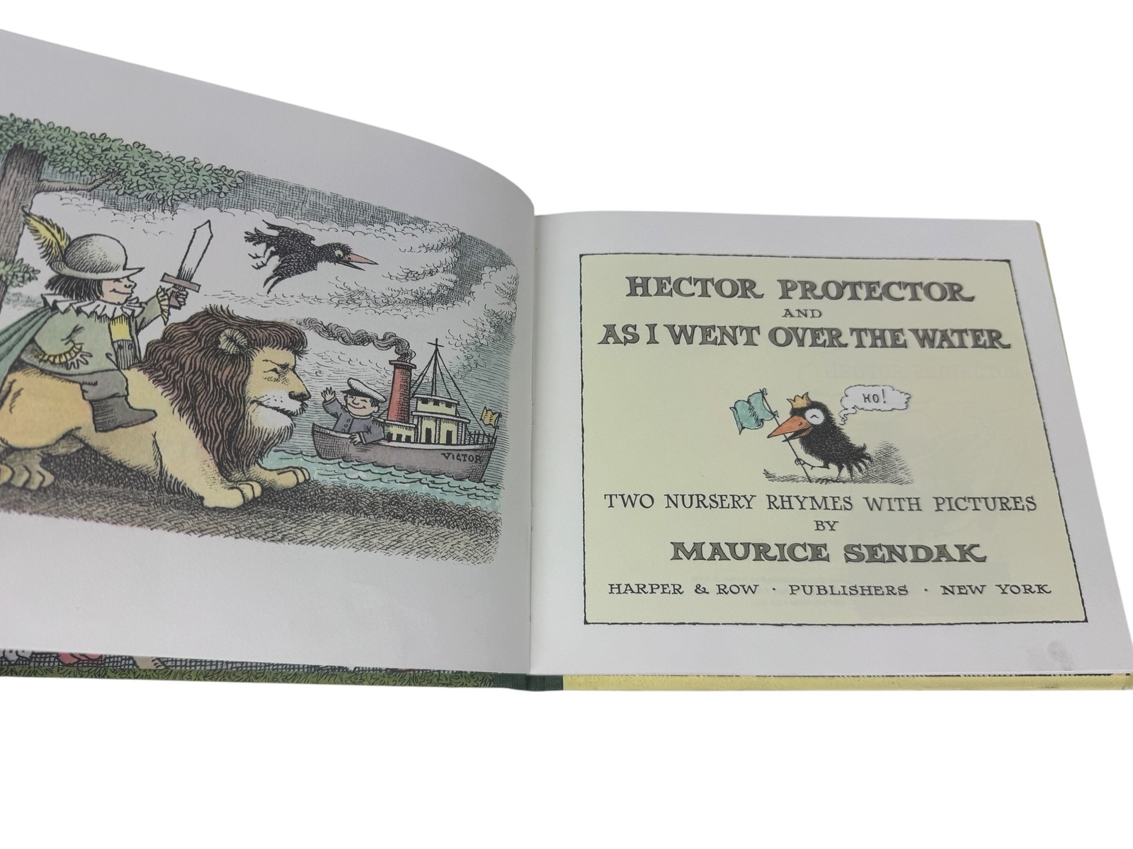 Maurice Sendak Hector Protector & As I Went Over the Water 1965 1st Ed DJ