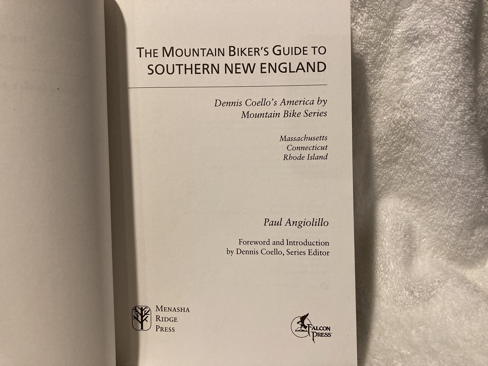 Mountain Biker’s Guide Southern New England (MA,CT,RI) 1993 Paul Angiolillo