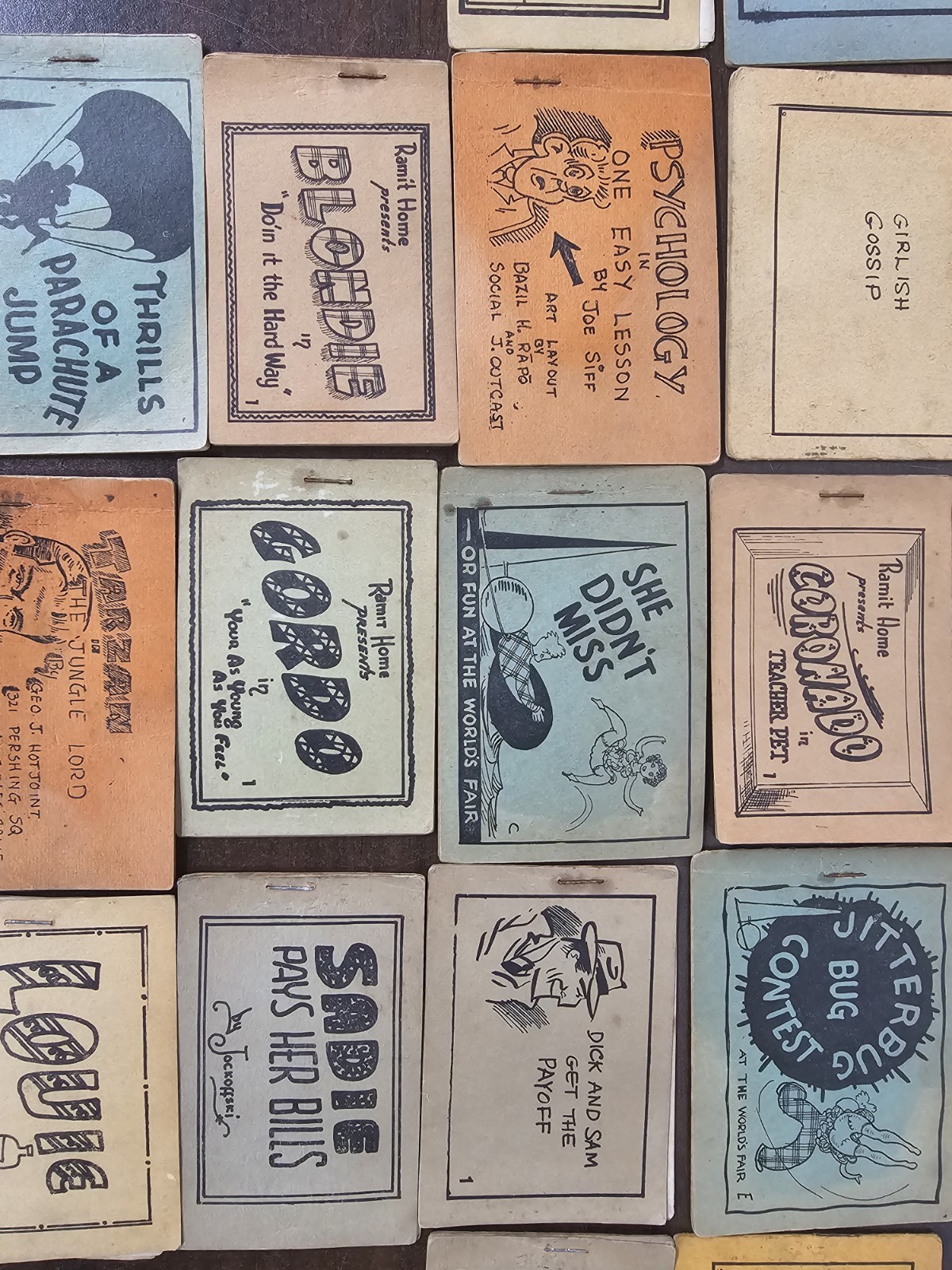 28 tijuana bibles, original, all in good condition 1930-1940’s, very rare