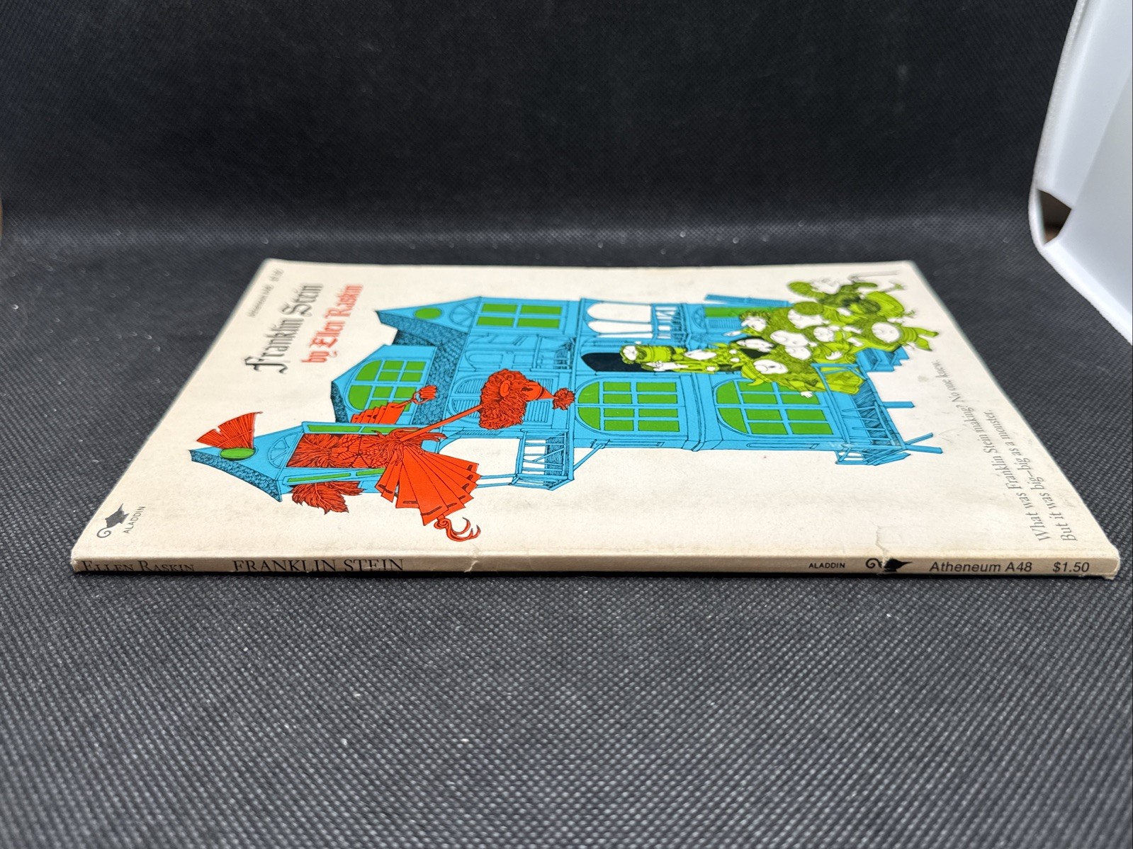 FRANKLIN STEIN : by Ellen Raskin : vintage Aladdin Publishing 1st Edition 1972