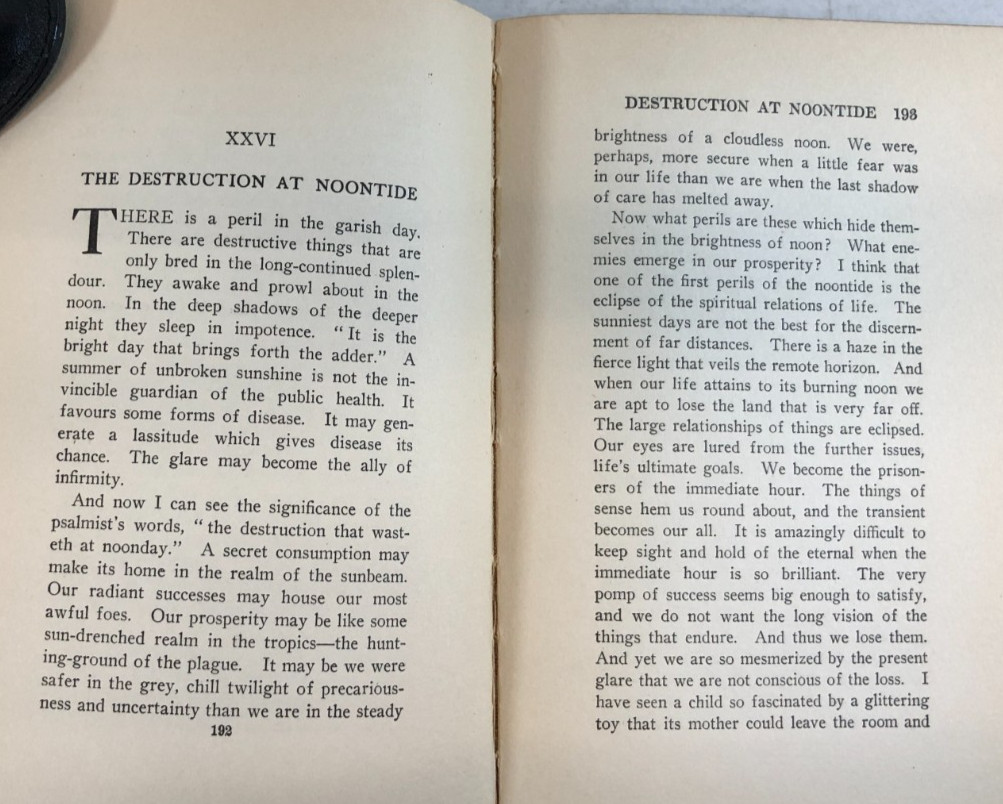 Things that matter most, devotional papers, Jowett, 1913, E-93