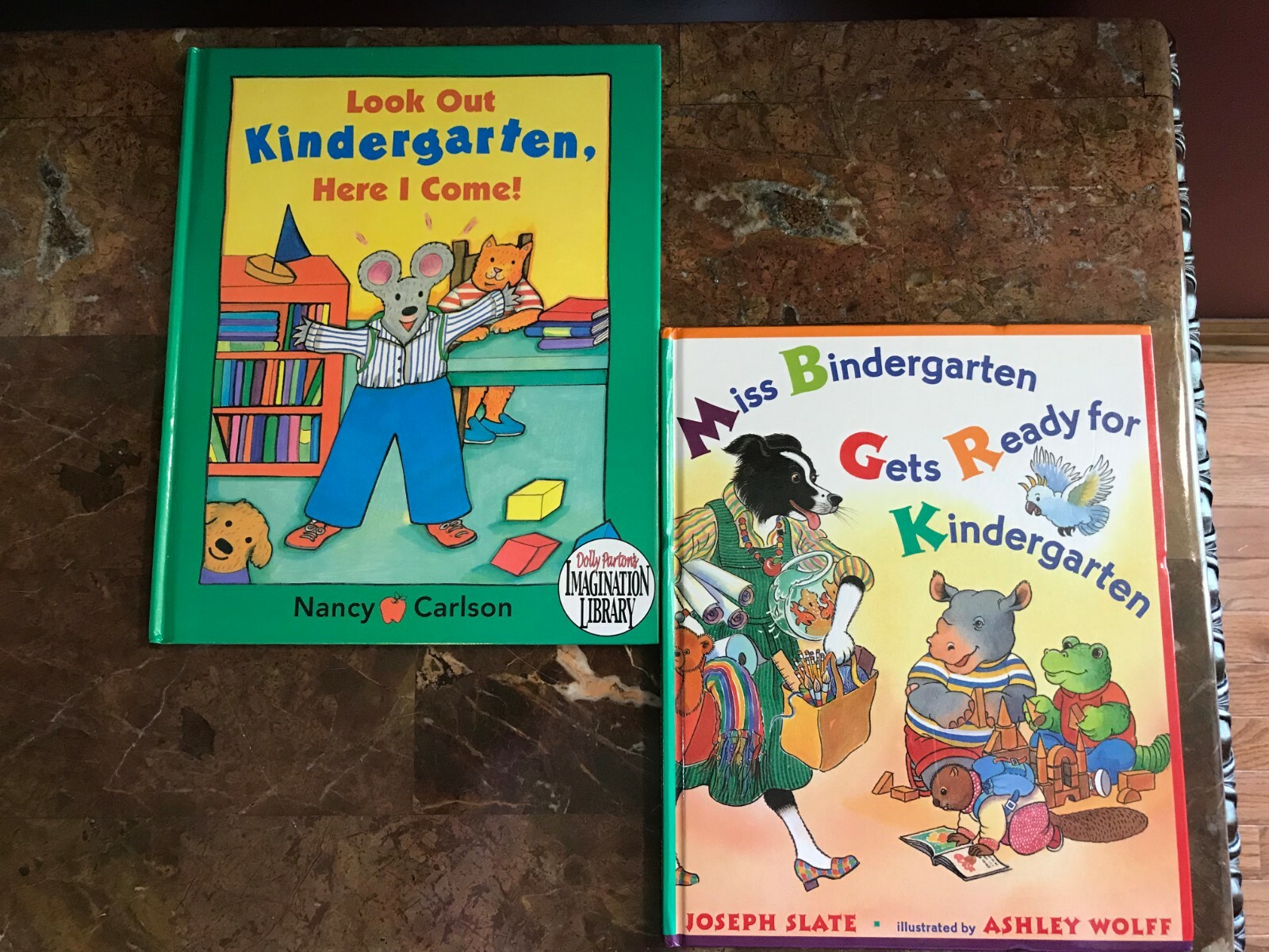 Lot 4 Books Look Out Kindergarten, Here I Come Fisher Price, ABC Preschool