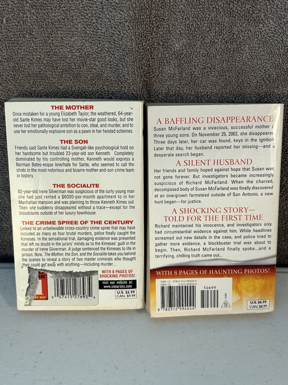Lot of (5) Paperback Crime Books -Hitlers Children -Twisted – Gone Forever -ETC