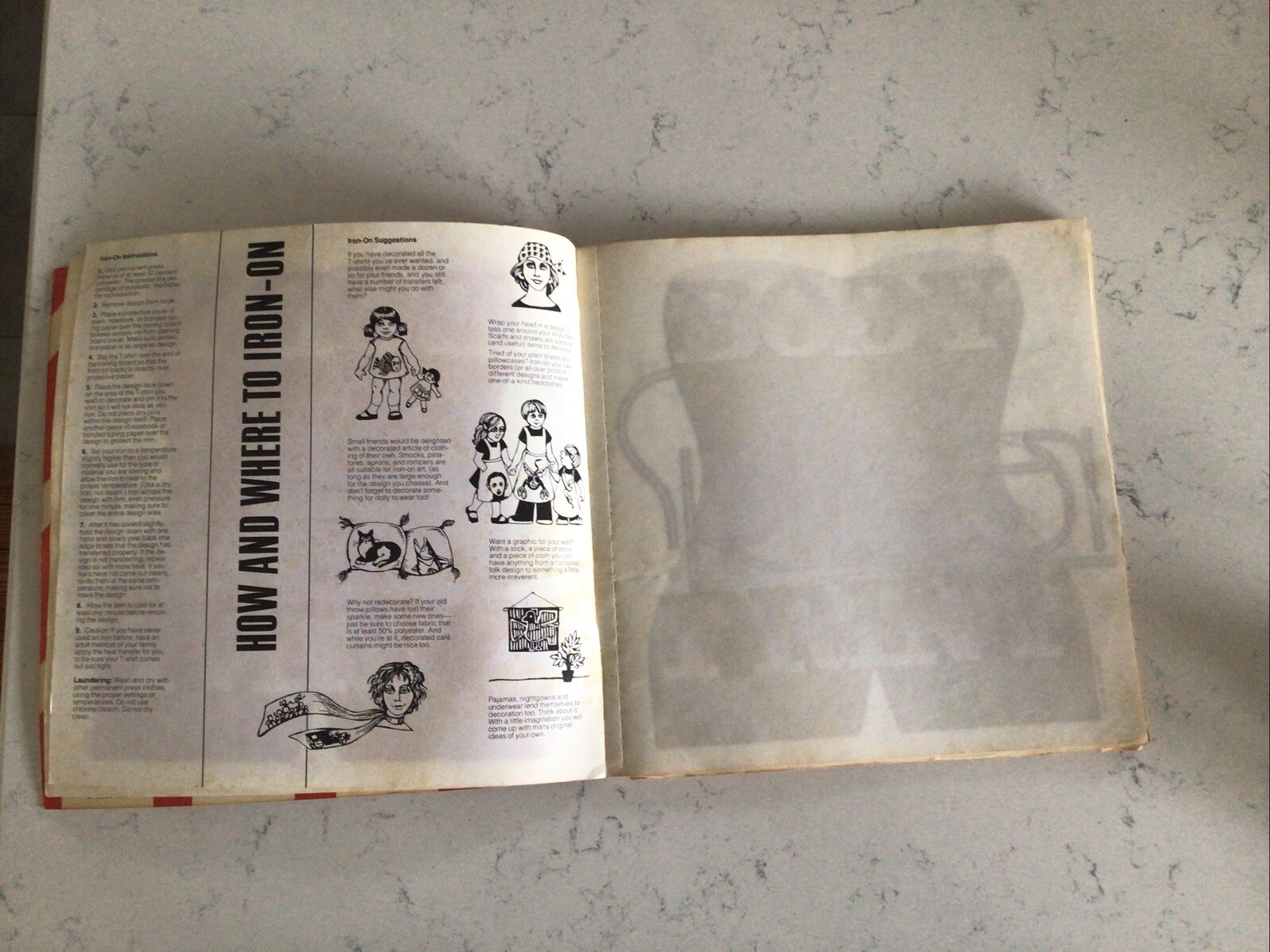 Parsons School Of Design Iron-On-Art 1978 Book 46 T-Shirt Print Transfers READ