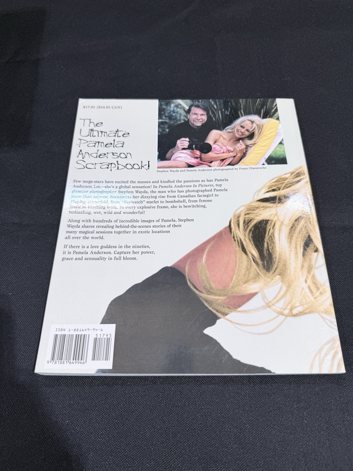 PAMELA ANDERSON IN PICTURES 1996 PAPERBACK BOOK BY STEPHEN WAYDA Excellent Cond