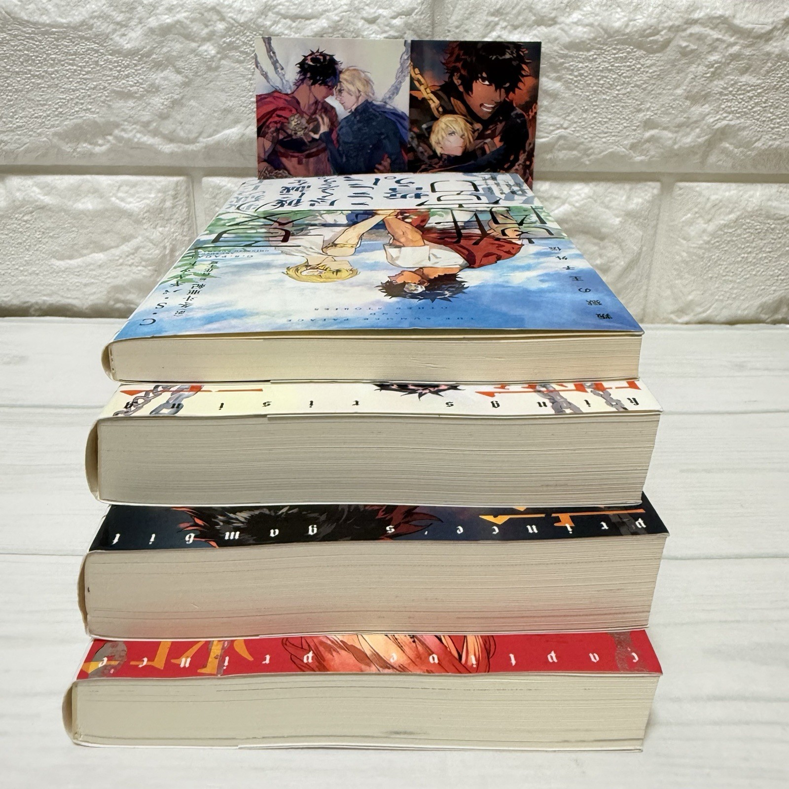 The Captive Prince Complete Novel Book Set by C.S. Pacat (Japanese Editions)