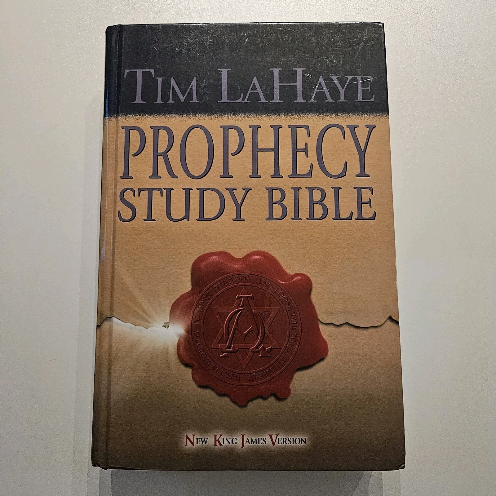 Prophecy Study Bible by Tim Lahaye (2004, Hardcover)