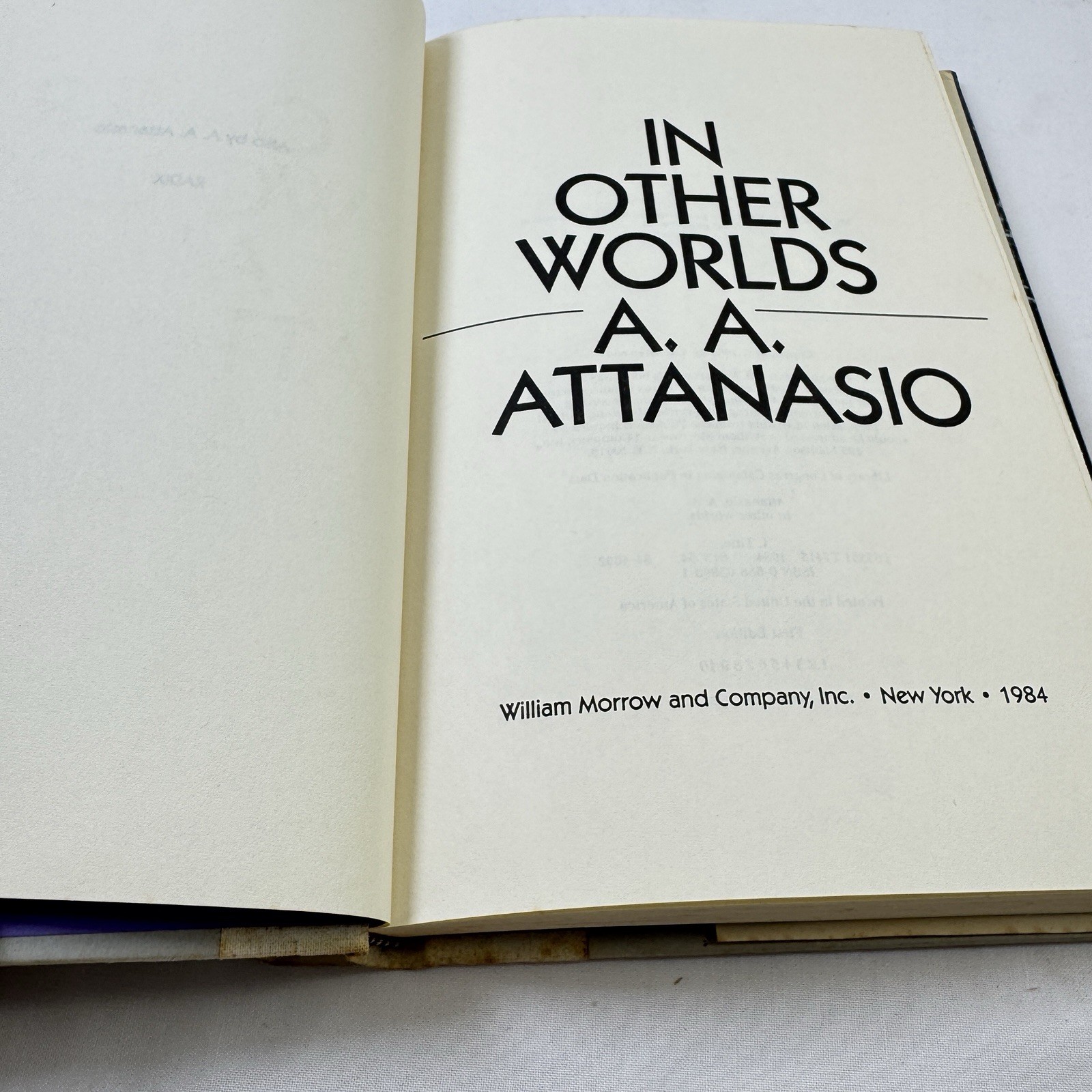 AA ATTANASIO 1st Ed Book Lot BEASTMARKS In Other Worlds RADIX William Morrow