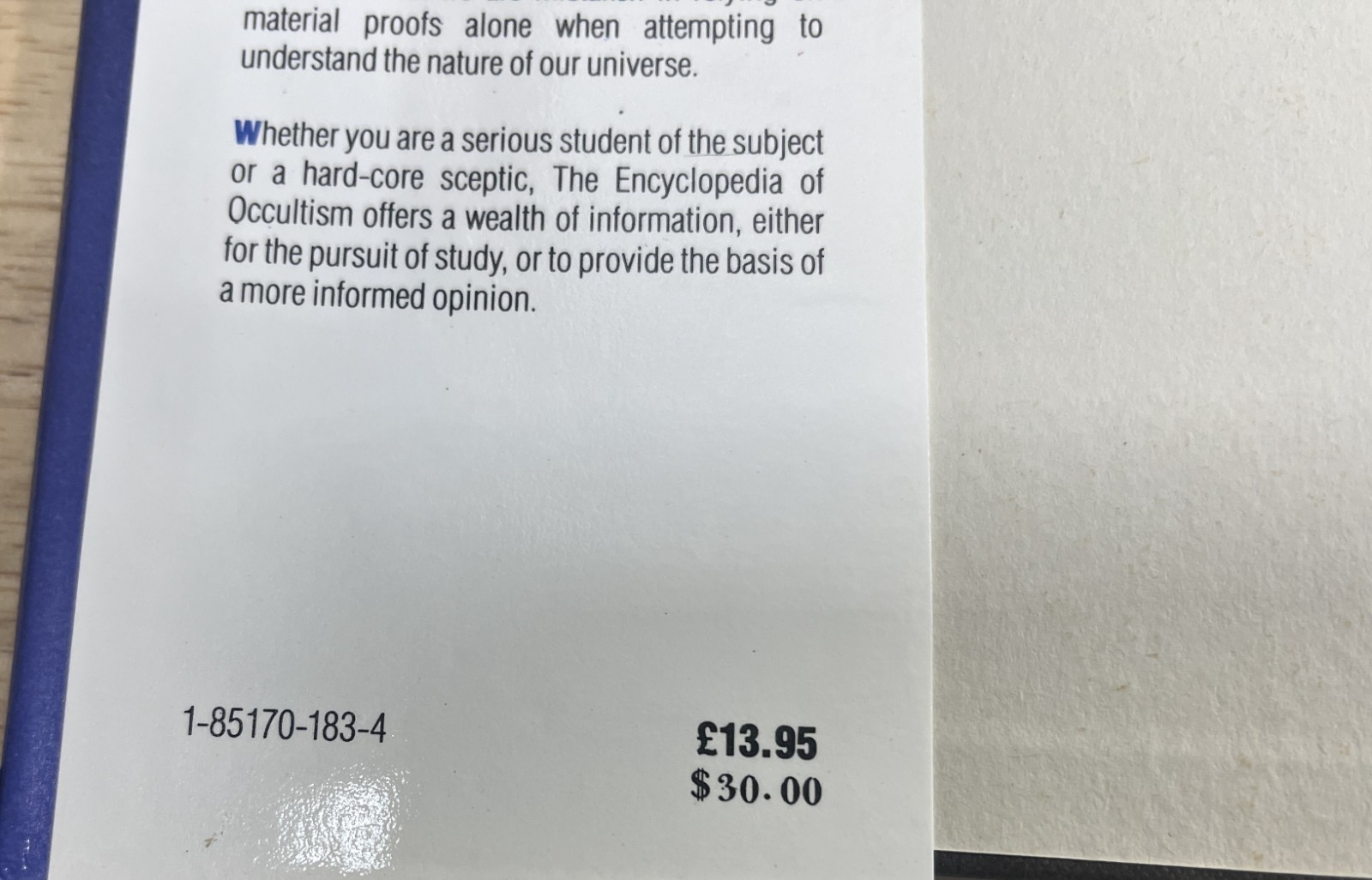 The Encyclopedia Of The Occult – Lewis Spence – Hardcover Book – 1988
