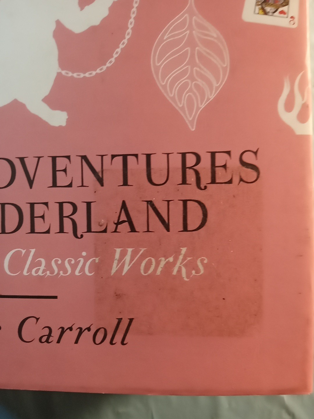 ALICE’S ADVENTURES IN WONDERLAND Lewis Carroll Illustrated 2014 Fall River Pink