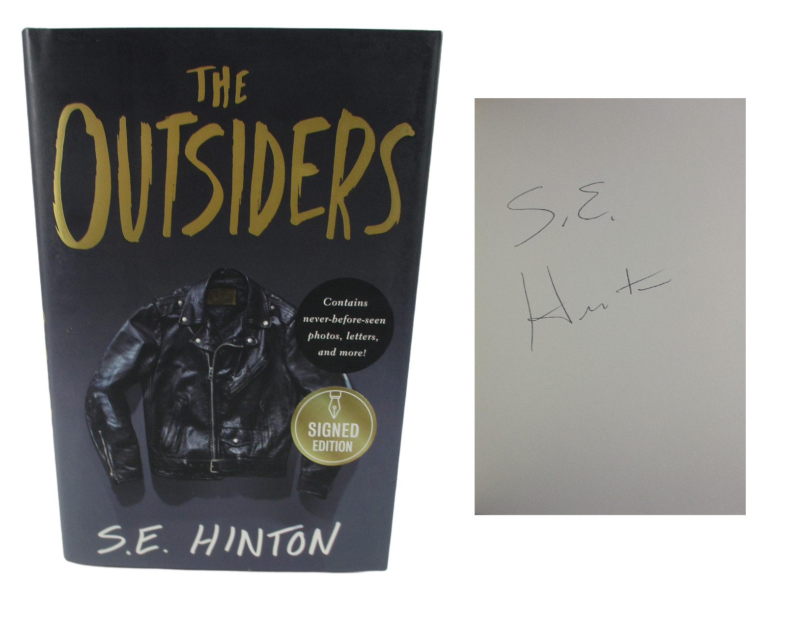 The Outsiders 50th Anniversary Edition ✎ SIGNED ✎ by S E Hinton + COA Pony Boy